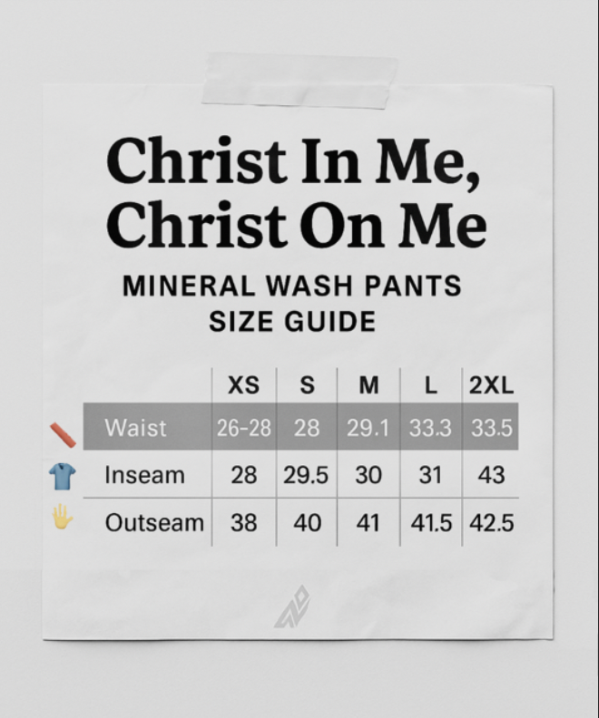 GOD OF BREAKTHROUGH MINERAL WASH JOGGER SWEATPANTS
