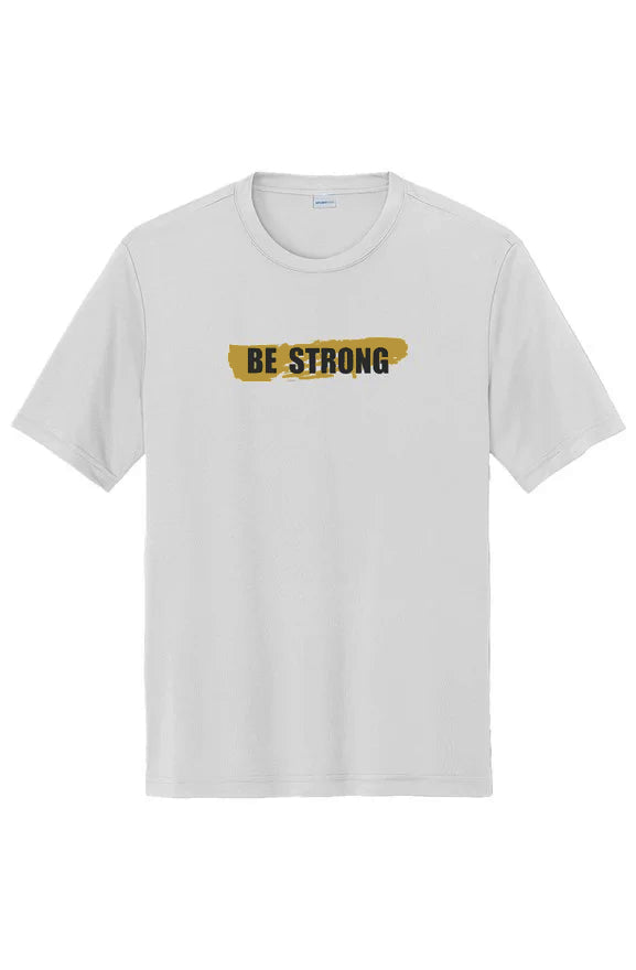 ISAIAH 12:2 BE STRONG BREATHABLE ATHLETIC WORKOUT TEE