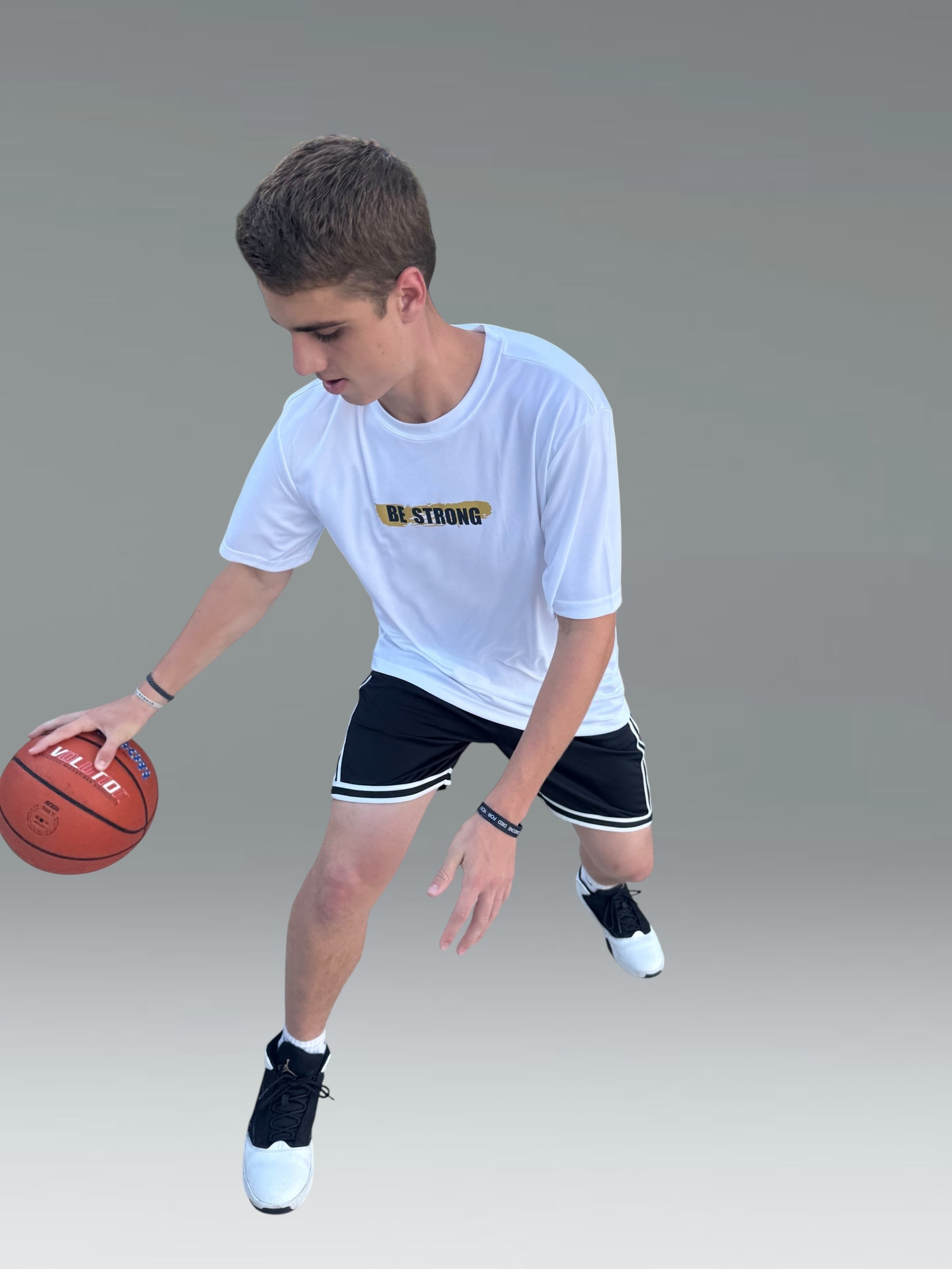 PHILIPPIANS 4:13  BE STRONG BREATHABLE ATHLETIC WORKOUT TEE