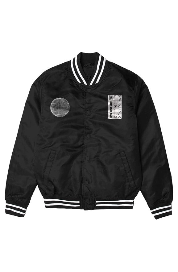 INTO THE WORLD Varsity Bomber Jacket