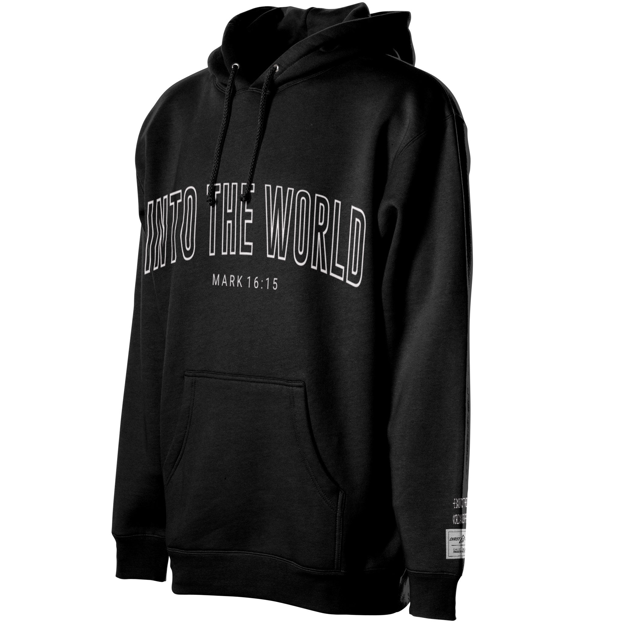 INTO THE WORLD pullover hoody