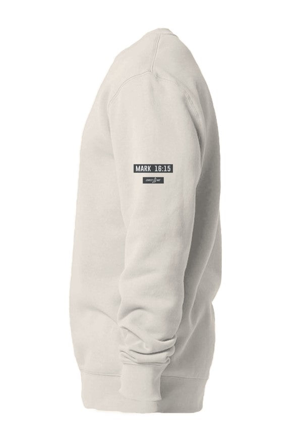 INTO THE WORLD pullover sweatshirt