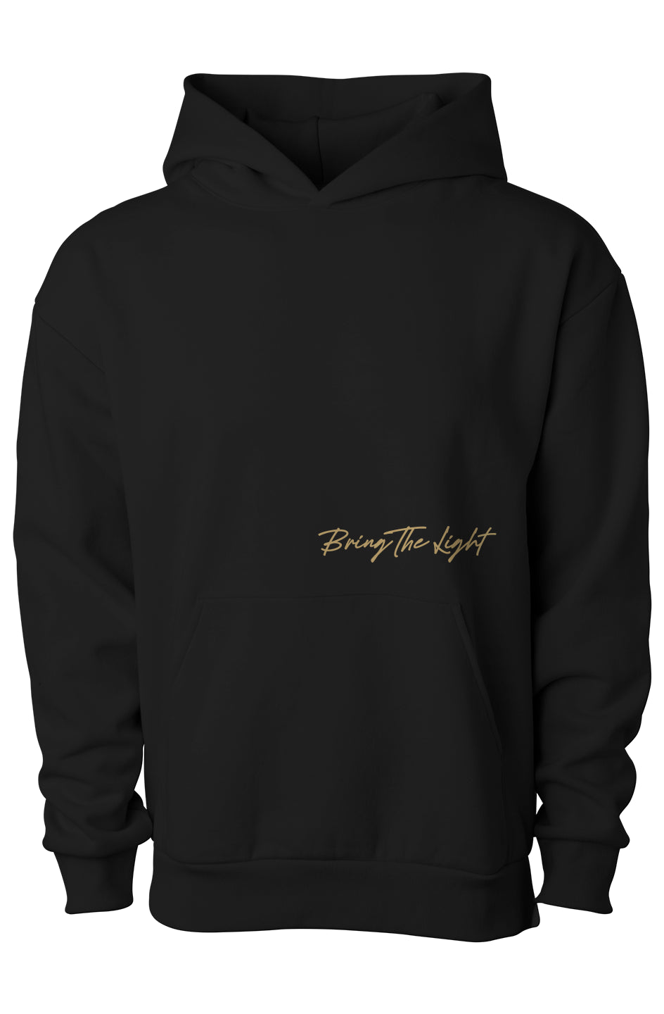 BRING THE LIGHT BLACK PULLOVER SWEATSHIRT HOODIE