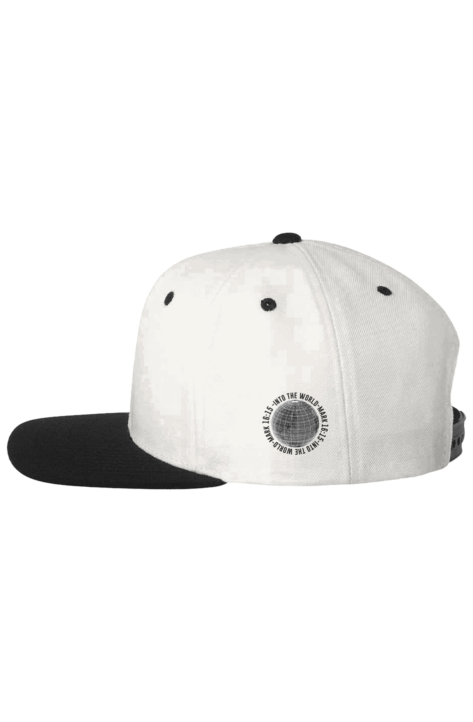 INTO THE WORLD STRUCTURED TWO-TONED SNAPBACK