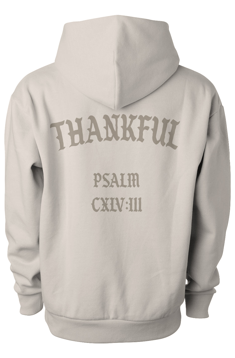 THANKFUL PULLOVER TAN SWEATSHIRT HOODIE  