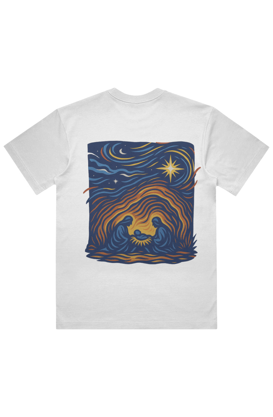 BORN THEN BORN AGIAN BABY JESUS BOX TEE