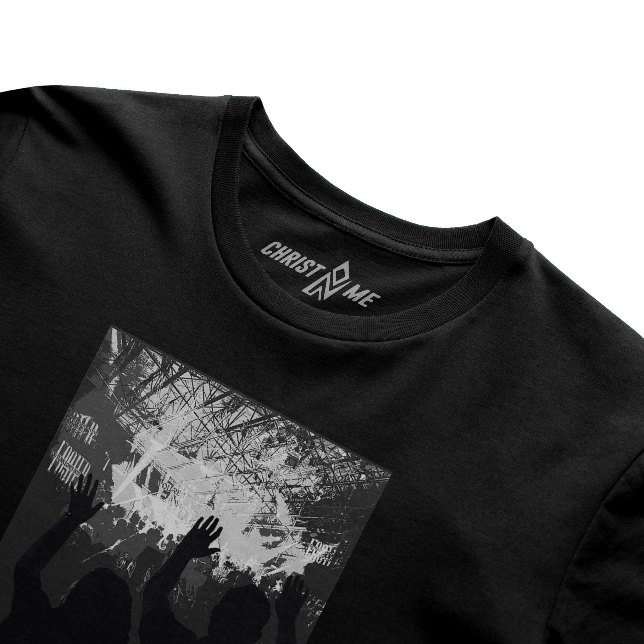 Praise the Lord Black Tee