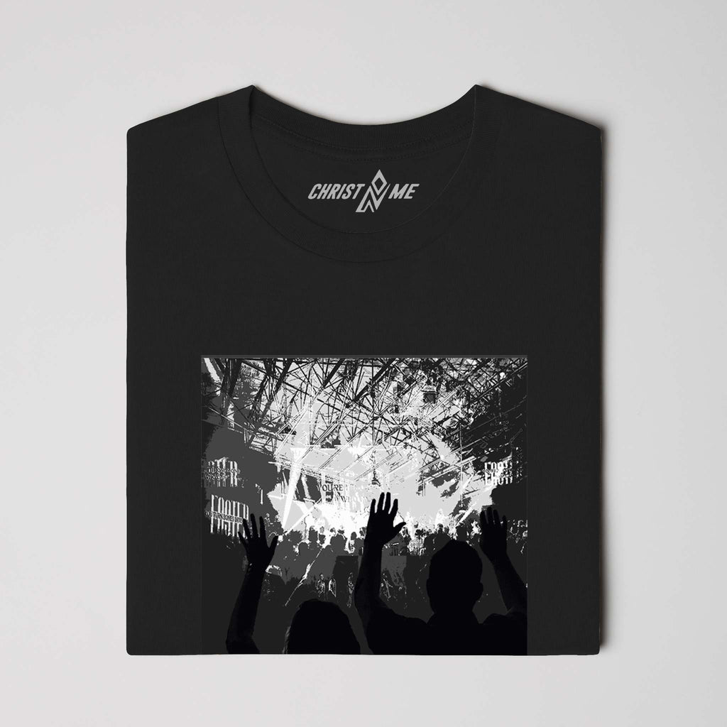 Praise the Lord Black Tee