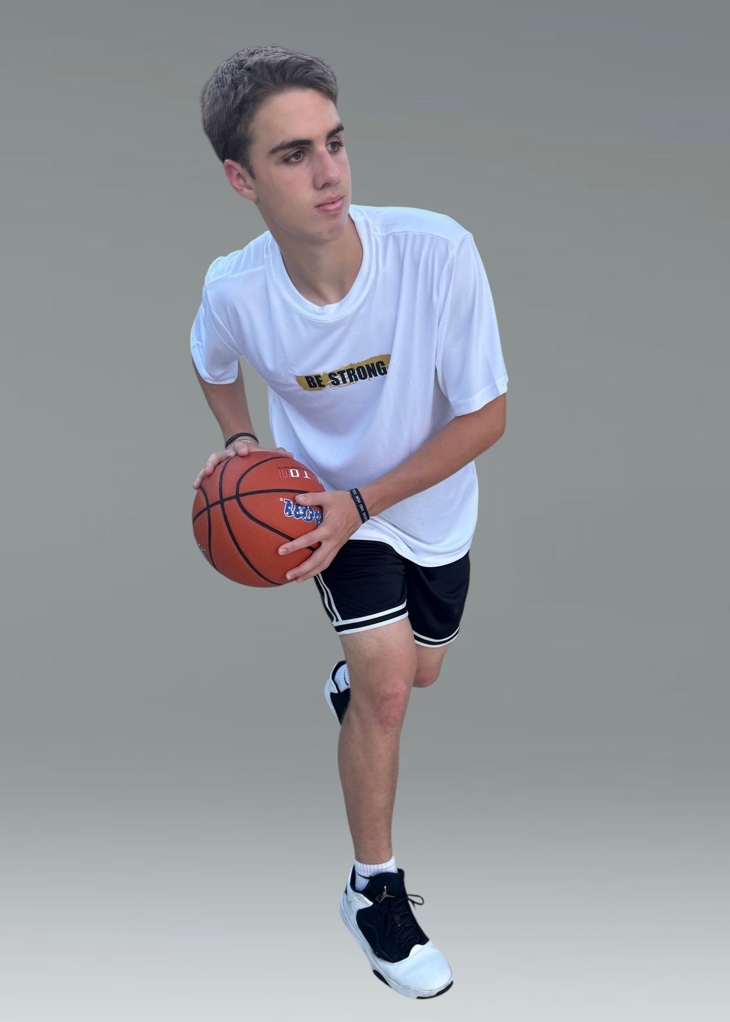 PHILIPPIANS 4:13  BE STRONG BREATHABLE ATHLETIC WORKOUT TEE