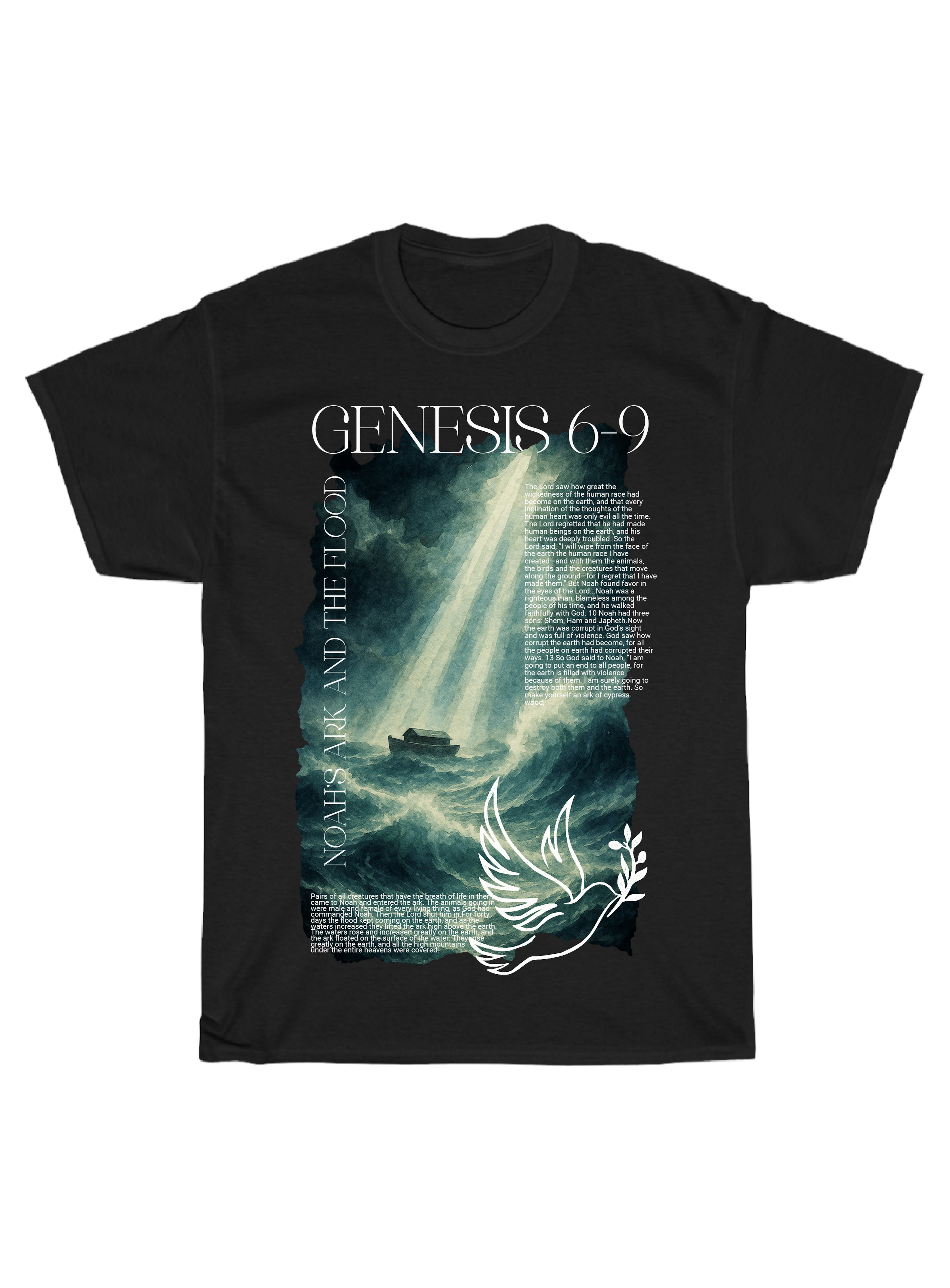 BIBLE STORY OVERSIZED HEAVYWEIGHT GENESIS 16 CHRISTIAN MERCH STREETWEAR GRAPHIC TEE