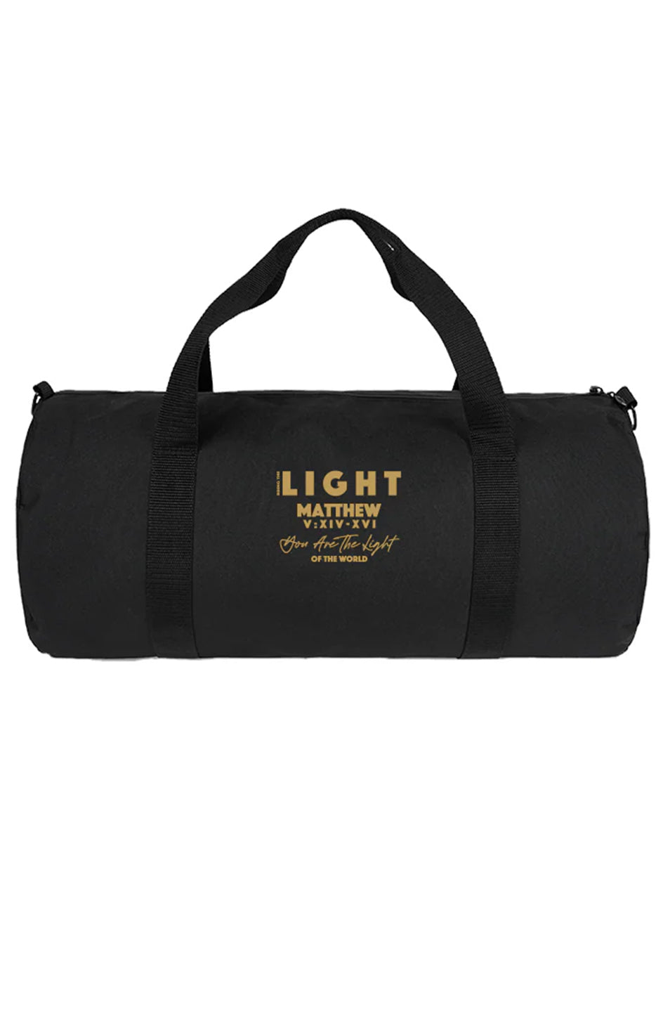 BRING THE LIGHT CHRISTIAN MERCH STREETWEAR GYM DUFFEL BAG