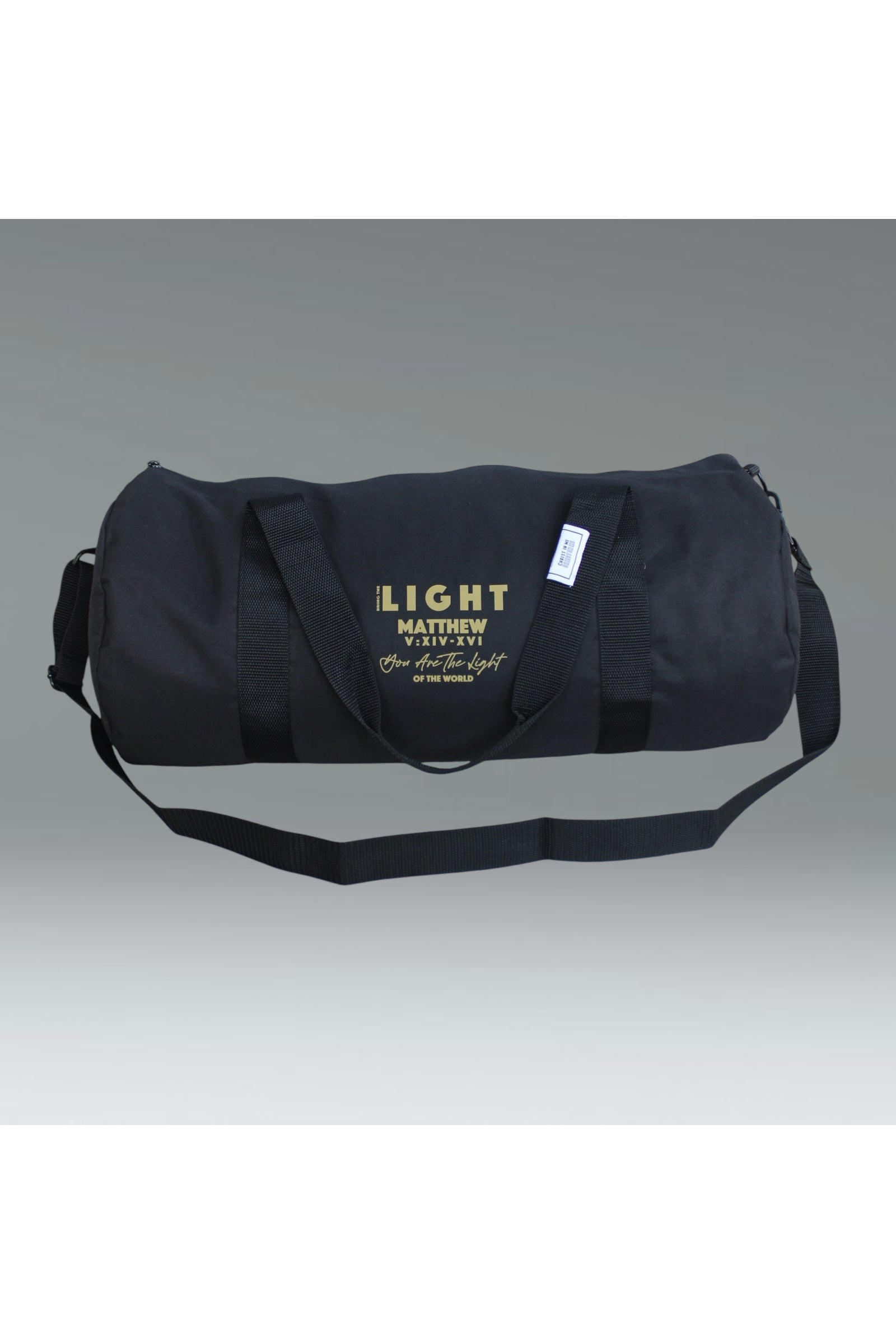 BRING THE LIGHT GYM DUFFEL BAG
