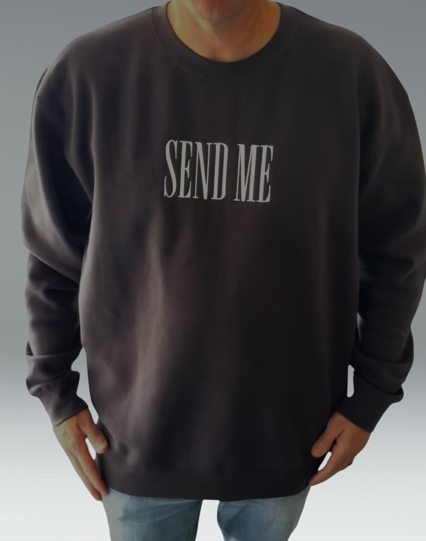 JOSHUA 21:45 SIMPLE BIBLE VERSE EMBROIDERED HEAVYWEIGHT CHRISTIAN MERCH PULLOVER CREWNECK SWEATSHIRT